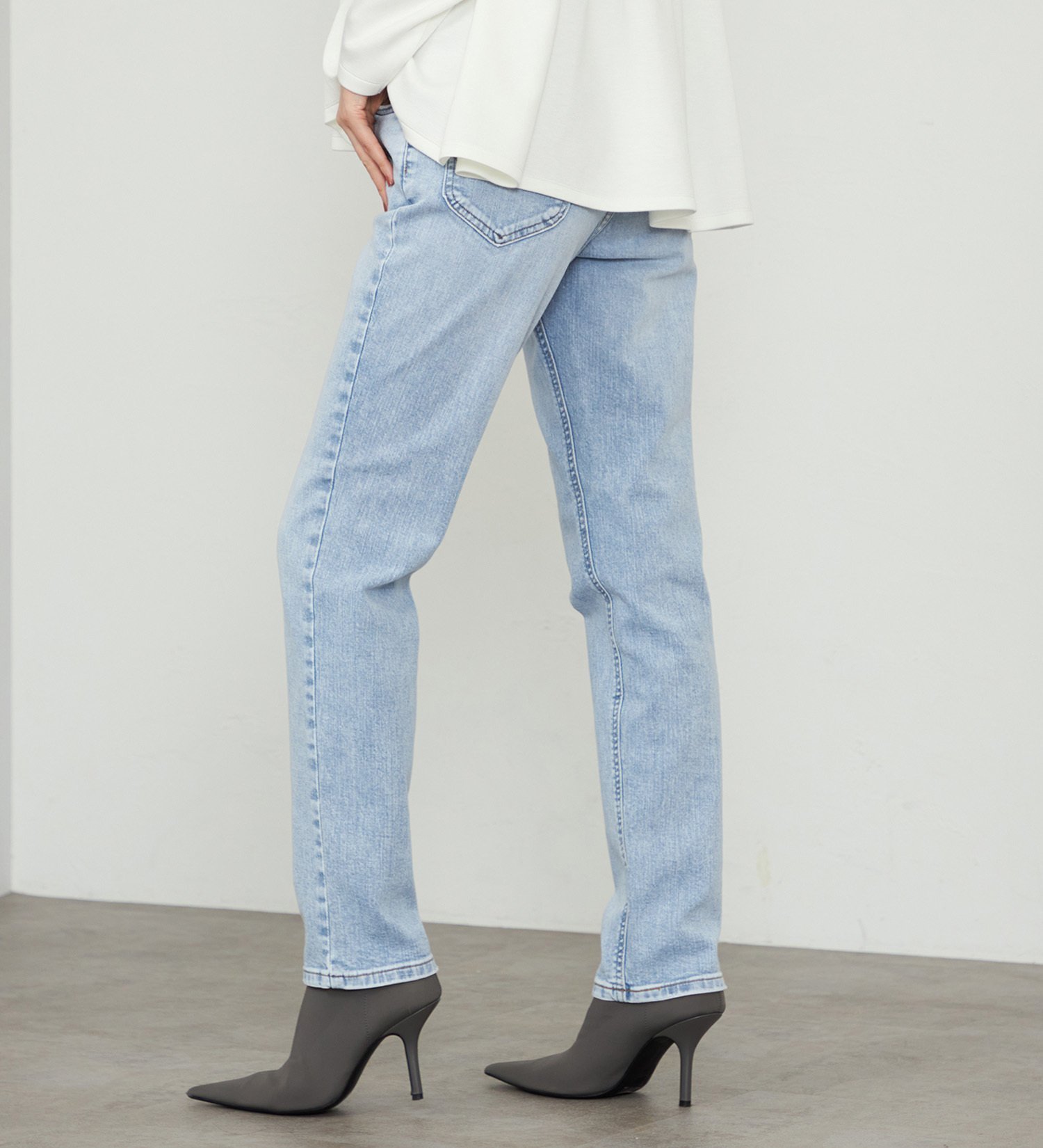 Lee STANDARD WARDROBE LASTIC【ストレッチデニム】テーパードパンツ エドウインオンラインモール パンツ ジーンズ・デニムパンツ ブルー
