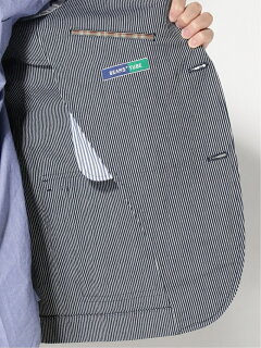 Stripe Sport Coat 11-16-1586-063: Navy / White Stripe Sport Coat 11-16-1586-063: Navy / White