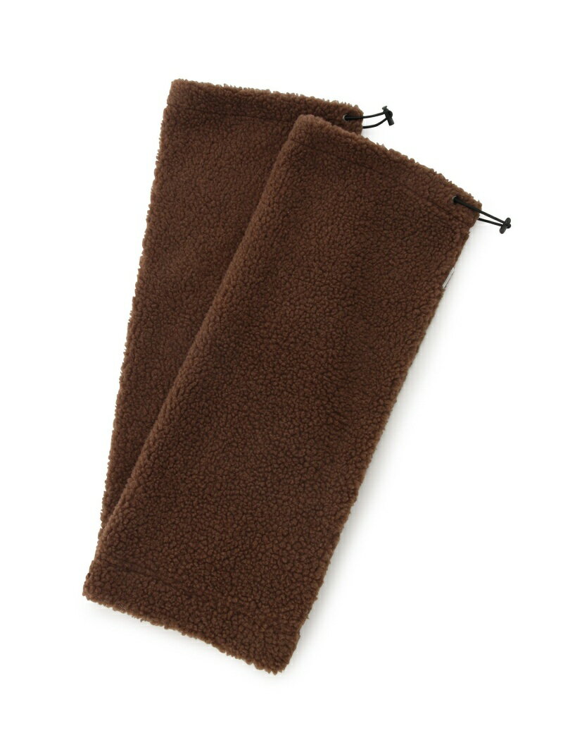 【SALE／30%OFF】NERGY ボアレッグウォーマー ナージー 靴下・レッグウェア レッグウォーマー ブラウン ブラックのサムネイル