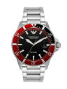 【SALE/10%OFF】EMPORIO ARMANI エンポリオ・アルマーニ 腕時計 メンズ アナログ ステンレス AR60074 ウォッチステーションインタ...