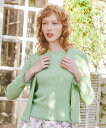 トッカ 服 レディース TOCCA 【大人百花掲載】【洗える!】SPRING PICNIC CARDIGAN カーディガン トッカ トップス カーディガン グリーン ホワイト ブラック ピンク【送料無料】