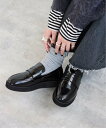 【SALE/50%OFF】B.C STOCK パテントローファー ベーセーストック シューズ・靴 ローファー ブラウン ブラック