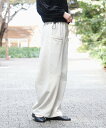 【SALE/40%OFF】BEAMS HEART WOMEN 【秋まで使える】【洗濯機洗い可】コクーン イージー スウェットパンツ 25SS ウエストゴム ワイドパンツ イージーパンツ ビームス ハート パンツ ジャージ・スウェットパンツ グリーン ブラック