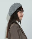 【SALE/40%OFF】BEAMS HEART WOMEN フェイクシープ ベレー帽 ビームス アウトレット 帽子 ハンチング・ベレー帽 ブラック ベージュ ...