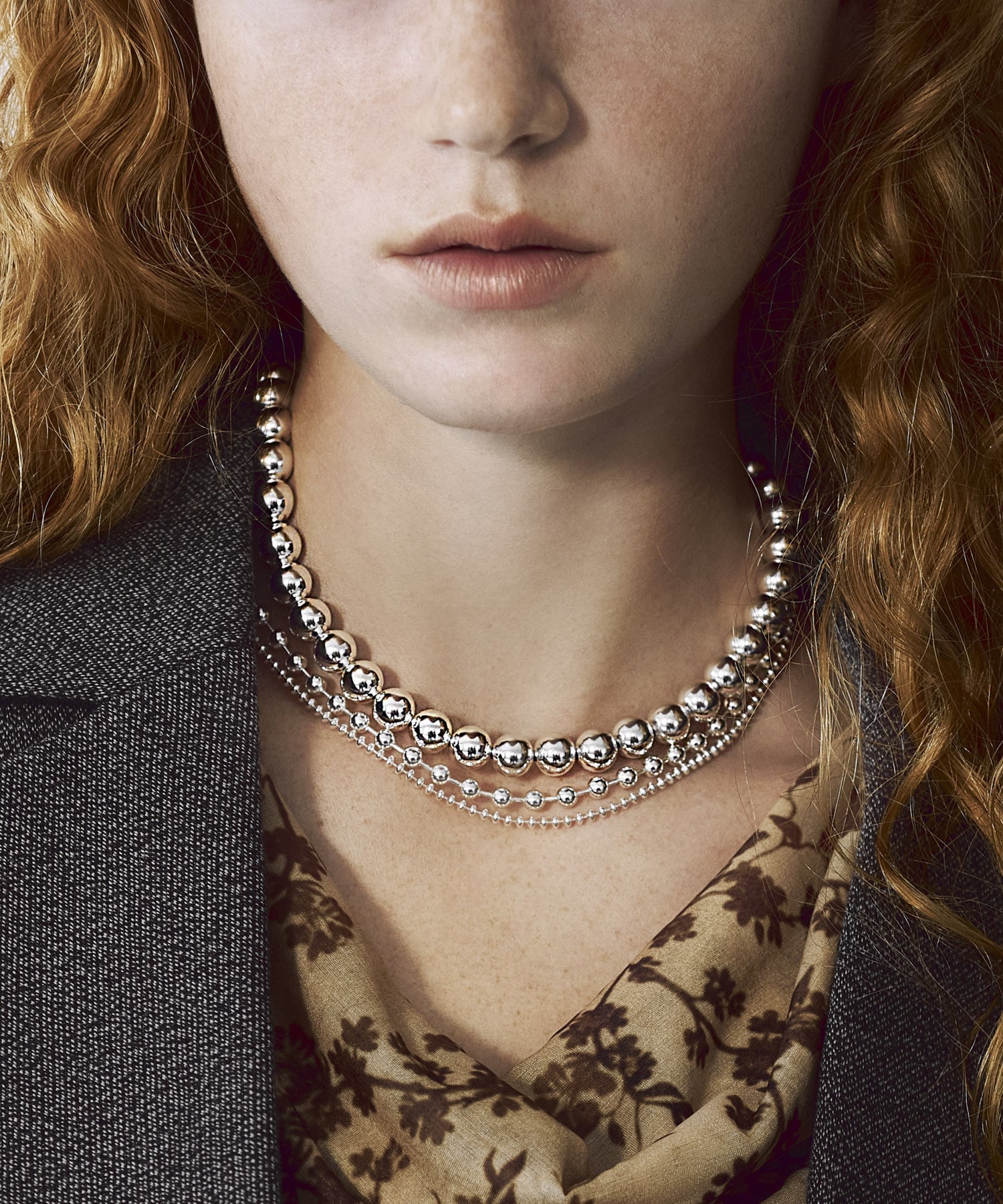 GOLDY ビッグ バブル メタル ネックレス ゴールディ アクセサリー・腕時計 ネックレス シルバー ゴールドのサムネイル