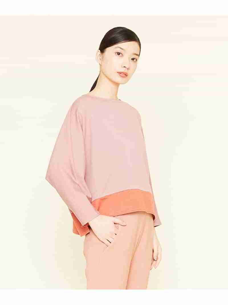 【SALE／60%OFF】Sybilla バイカラ-スムースカットソー シビラ トップス その他のトップス オレンジ ブルー【送料無料】のサムネイル