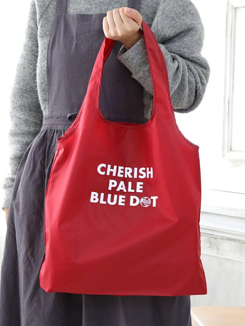 【SALE／58%OFF】Afternoon Tea LIVING 【WEB限定】CHERISH PALE BLUE DOT/エコバッグL アフタヌーンティー・リビング バッグ エコバッグ・サブバッグ レッド