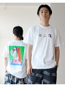 【SALE/40%OFF】BEAMS MEN <MEN>FUJI ROCK FESTIVAL'21 * BEAMS / Ichijou Hikaru Find Out Tシャツ ビームス アウトレット カットソー Tシャツ ホワイト ネイビー