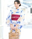 SOUBIEN 浴衣2点セット レディース (浴衣+帯) ソウビエン 着物・浴衣・和装小物 浴衣【送料無料】