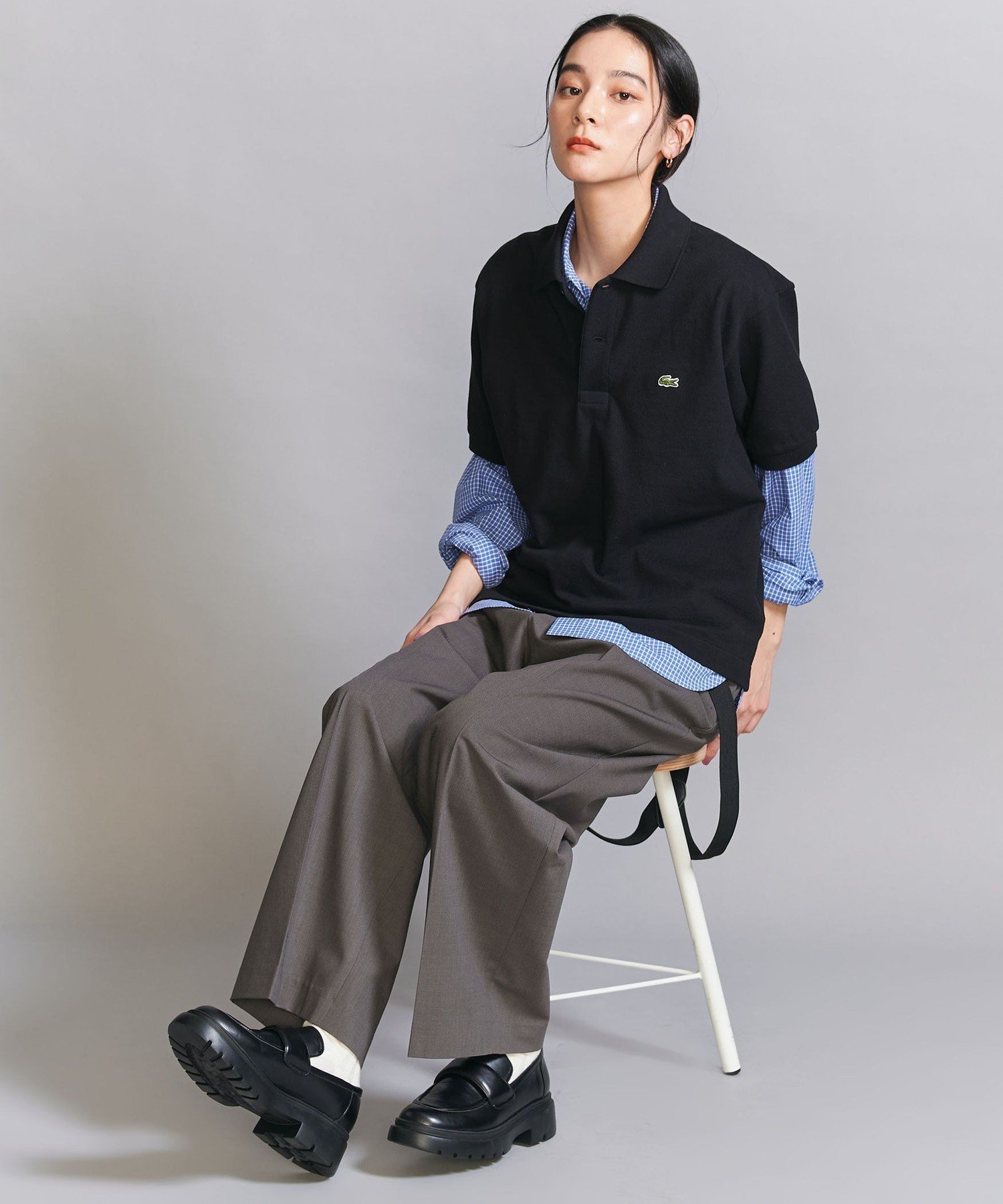 【SALE／30%OFF】BEAUTY&YOUTH UNITED ARROWS レザーライク ローファー -晴雨兼用- ユナイテッドアローズ アウトレット シューズ・靴 ローファー ブラック【送料無料】 stylife-15695820 Rakuten Fashion サンプル画像3