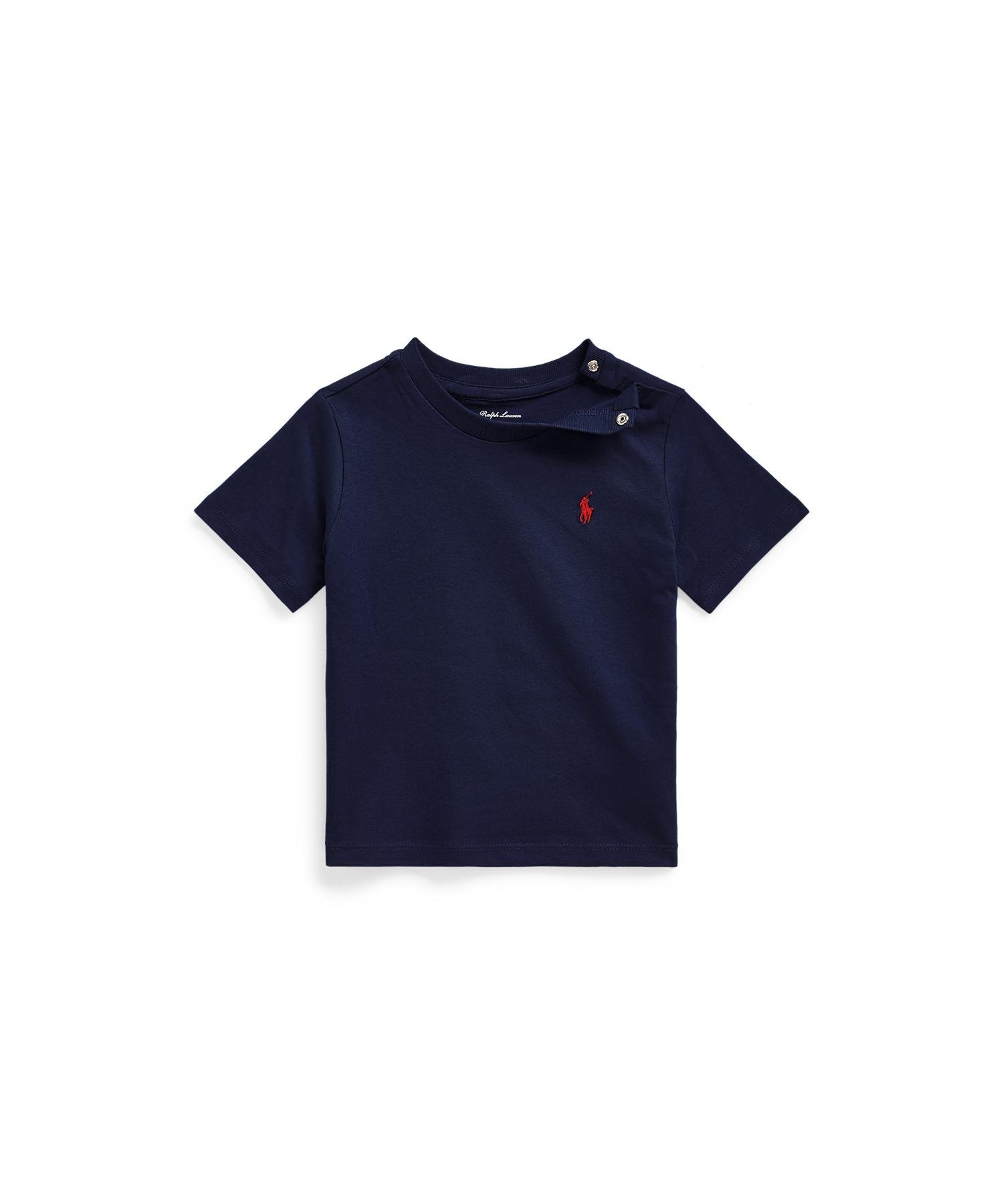 POLO RALPH LAUREN (ベビー)コットン ジャージー クルーネック Tシャツ ラルフローレン トップス カットソー・Tシャツ ネイビー【送料無料】