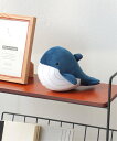 【SALE/30%OFF】LBC with Life 手乗りクジラ エルビーシー インテリア・生活雑貨 クッション・クッションカバー ネイビー