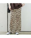 【SALE/30%OFF】Rouge vif la cle レオパード柄ロングスカート ルージュ・ヴィフ ラクレ スカート ロング・マキシスカート レッド【送料無料】