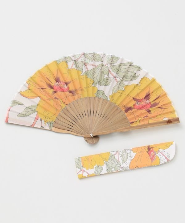Other - カヤ 【カヤ】華めき扇子 アミナコレクション 着物・浴衣・和装小物 和装小物 ネイビー ホワイト グレー【送料無料】