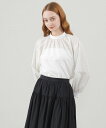 【SALE/36%OFF】MACKINTOSH PHILOSOPHY シャドーチェックシアーブラウス マッキントッシュ フィロソフィー トップス カットソー・Tシャツ ネイビー ホワイト【送料無料】