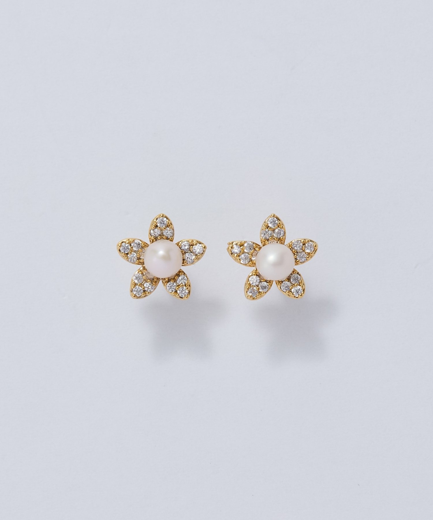 Phoebe ブロッサムパールビジューピアス ジュエルアディクト アクセサリー・腕時計 ピアス ゴールド