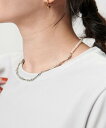 BEAUTY&YOUTH UNITED ARROWS ビジュー*パールモチーフ イビツ ライン ネックレス ビューティー&ユース ユナイテッドアローズ アクセサリー・腕時計 ネックレス シルバー【送料無料】