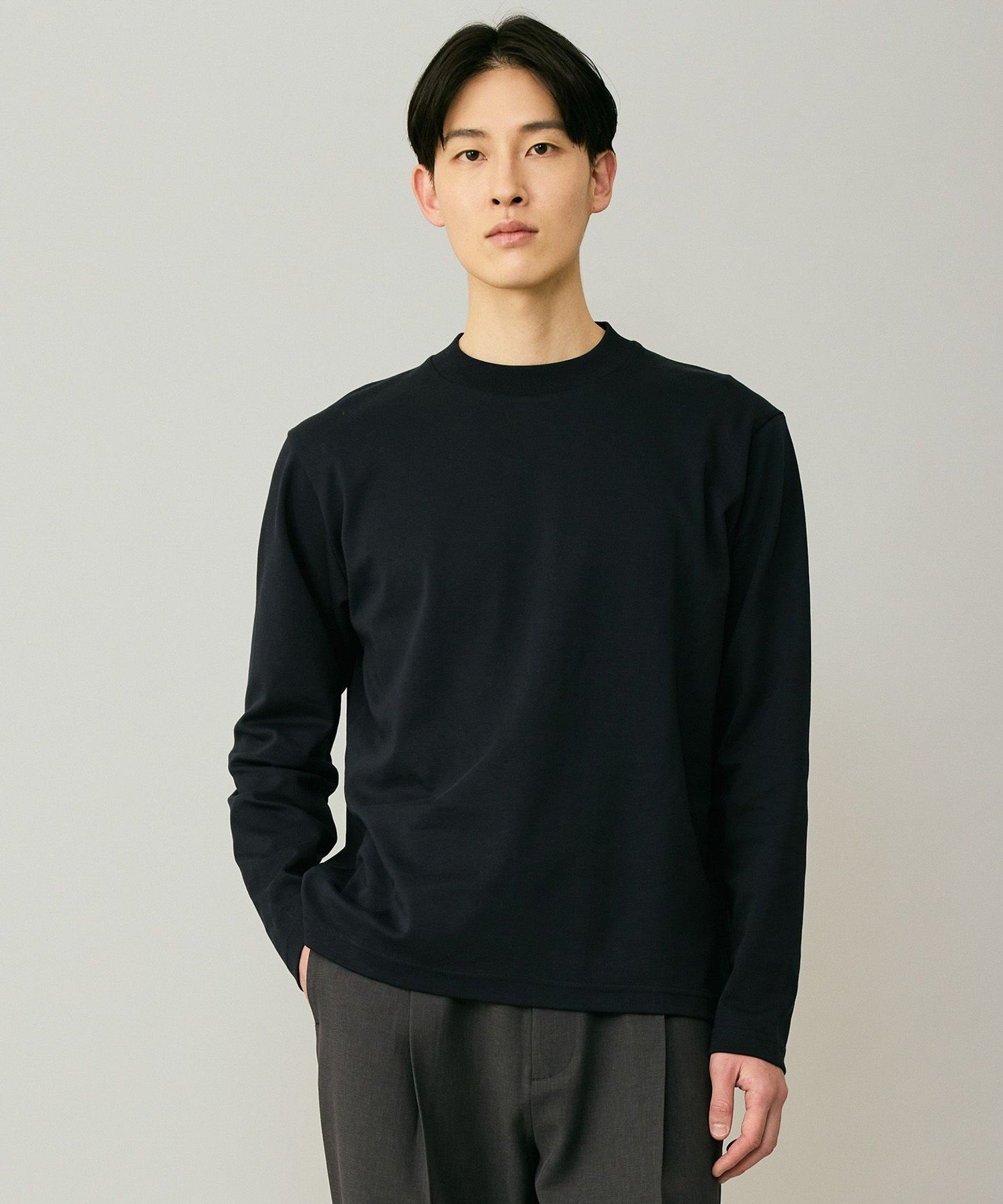 UNFILO MENS 【男女兼用】3シーズンスウェット ジャケットインTEE アンフィーロ トップス カットソー・Tシャツ ネイビー