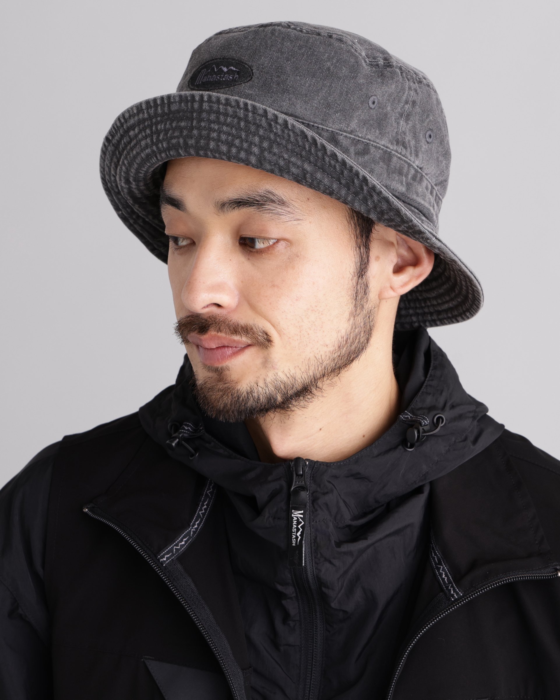 MANASTASH MANASTASH/マナスタッシュ/ORIGINAL LOGO BUCKET HAT マナスタッシュ 帽子 その他の帽子 オレンジ カーキグリーン ブラック【送料無料】