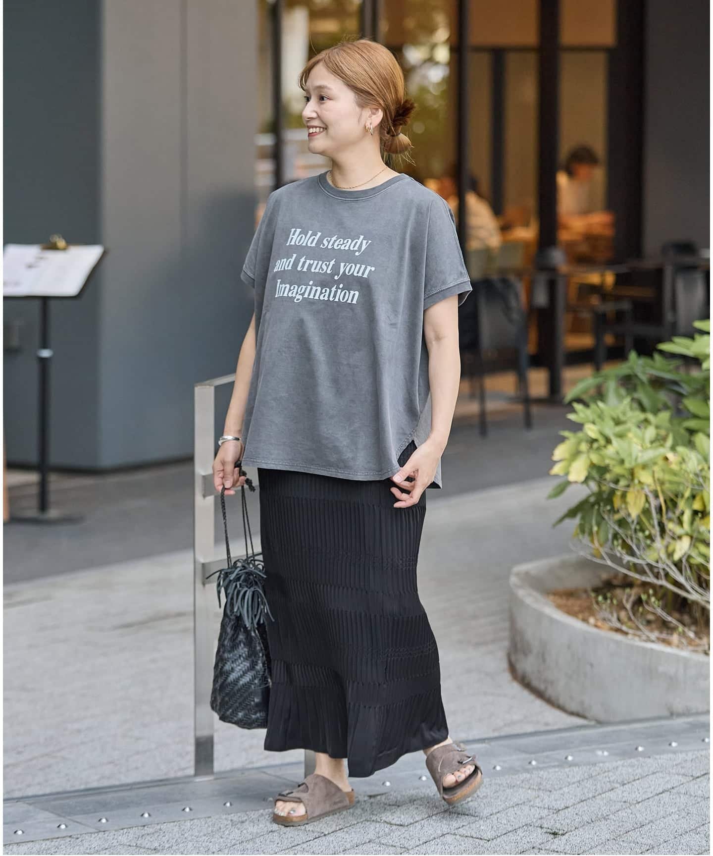 JOURNAL STANDARD 《追加》ミニプリーツシャーリングスカート ジャーナル スタンダード スカート ロング・マキシスカート ブラック グレー