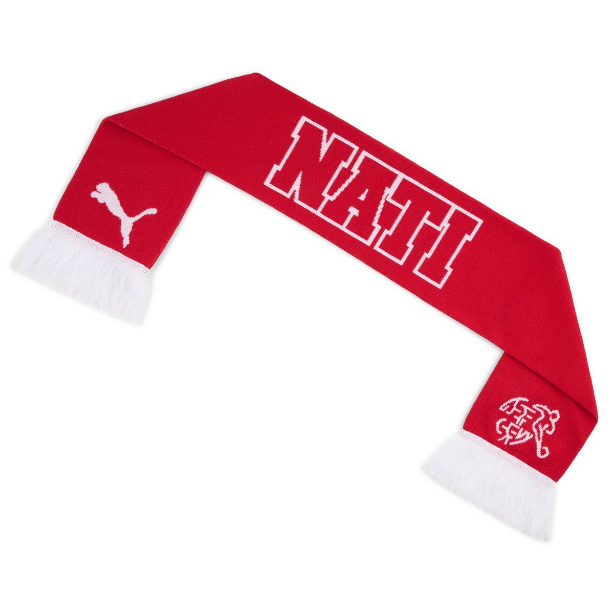 ユニセックス サッカー スイス代表 カルチャー スカーフ SFV CULTURE Scarf プーマ ファッション雑貨 マフラー・ストール・ネックウォーマー レッド