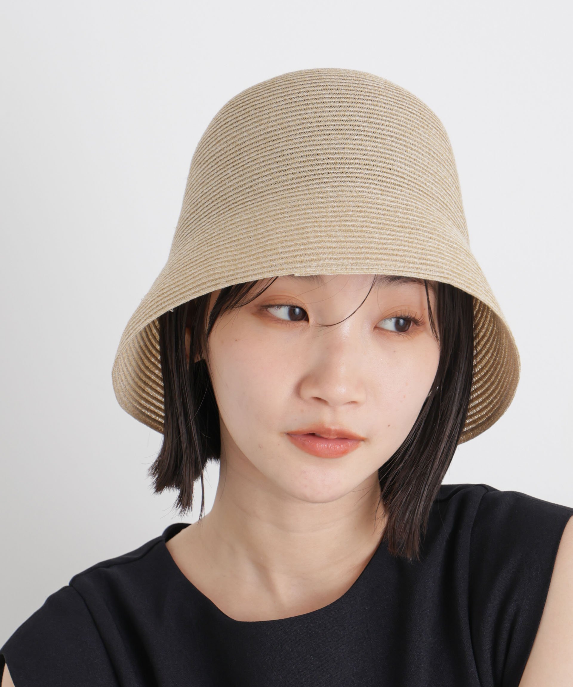 【SALE／20%OFF】NANO universe 洗濯機洗い可ウォッシャブルブレードハット ナノユニバース 帽子 その他の帽子 ブラック ベージュ【送料無料】 stylife-15625671 Rakuten Fashion サンプル画像2