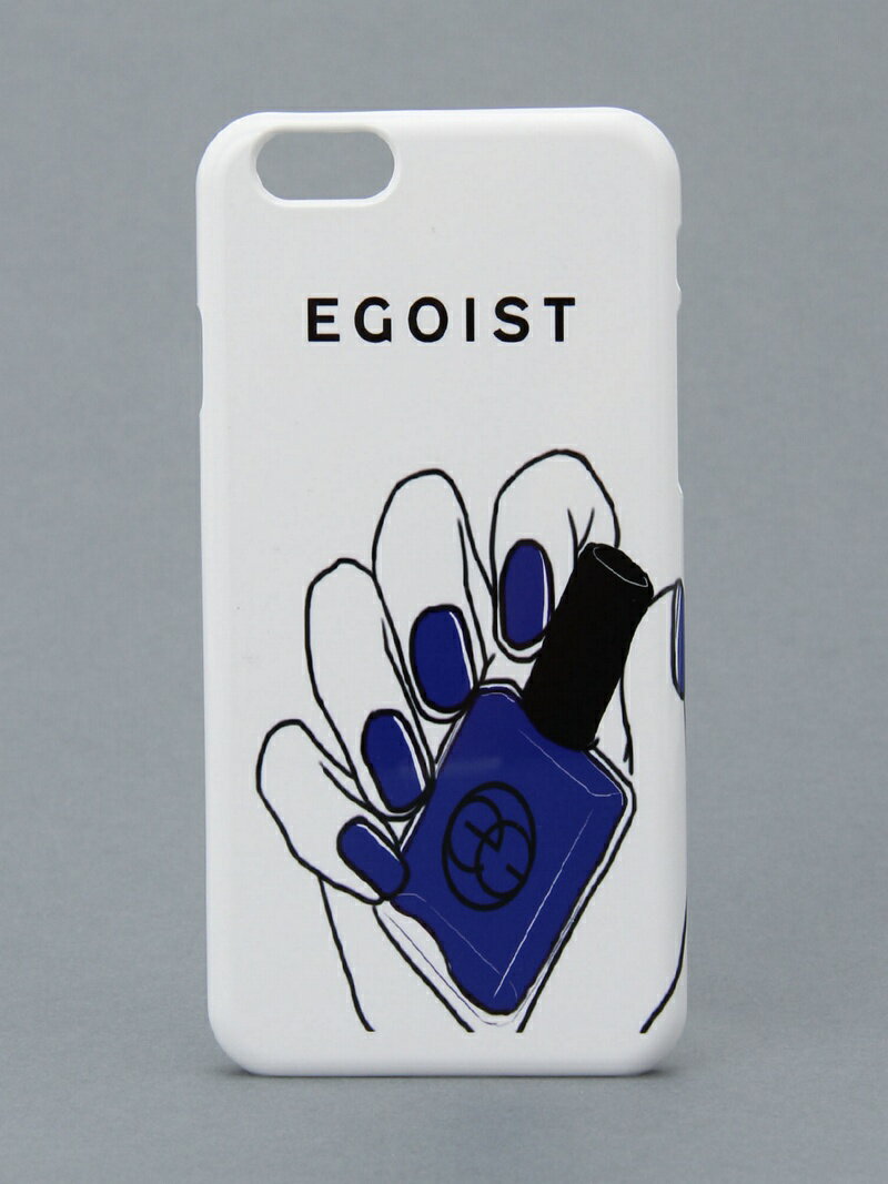 EGOIST 15SオリジナルマニキュアーiPhone6ケース エゴイスト スマホグッズ・オーディオ機器 スマホ・タブレット・PCケース/カバー ネイビー レッド