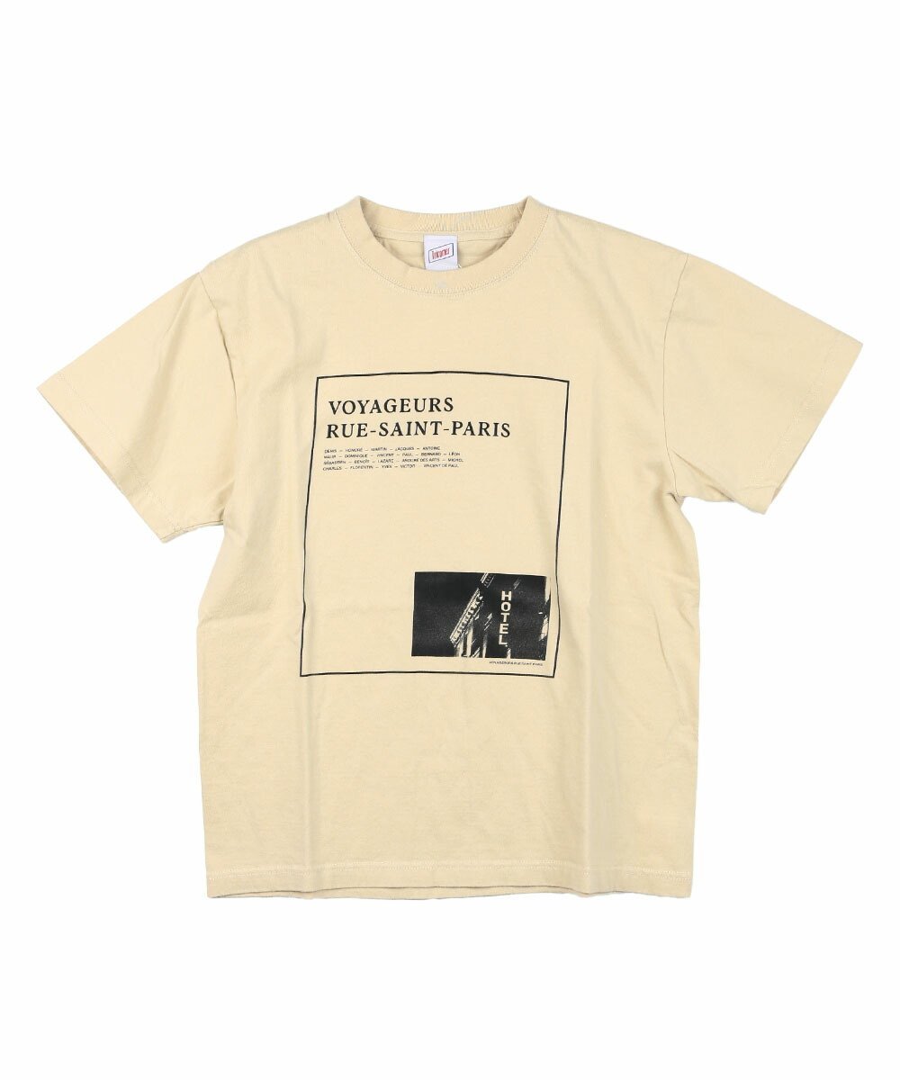 Tricomer トリコメル VOYAGEURS ブルーコムブルー トップス カットソー・Tシャツ ベージュ ホワイト