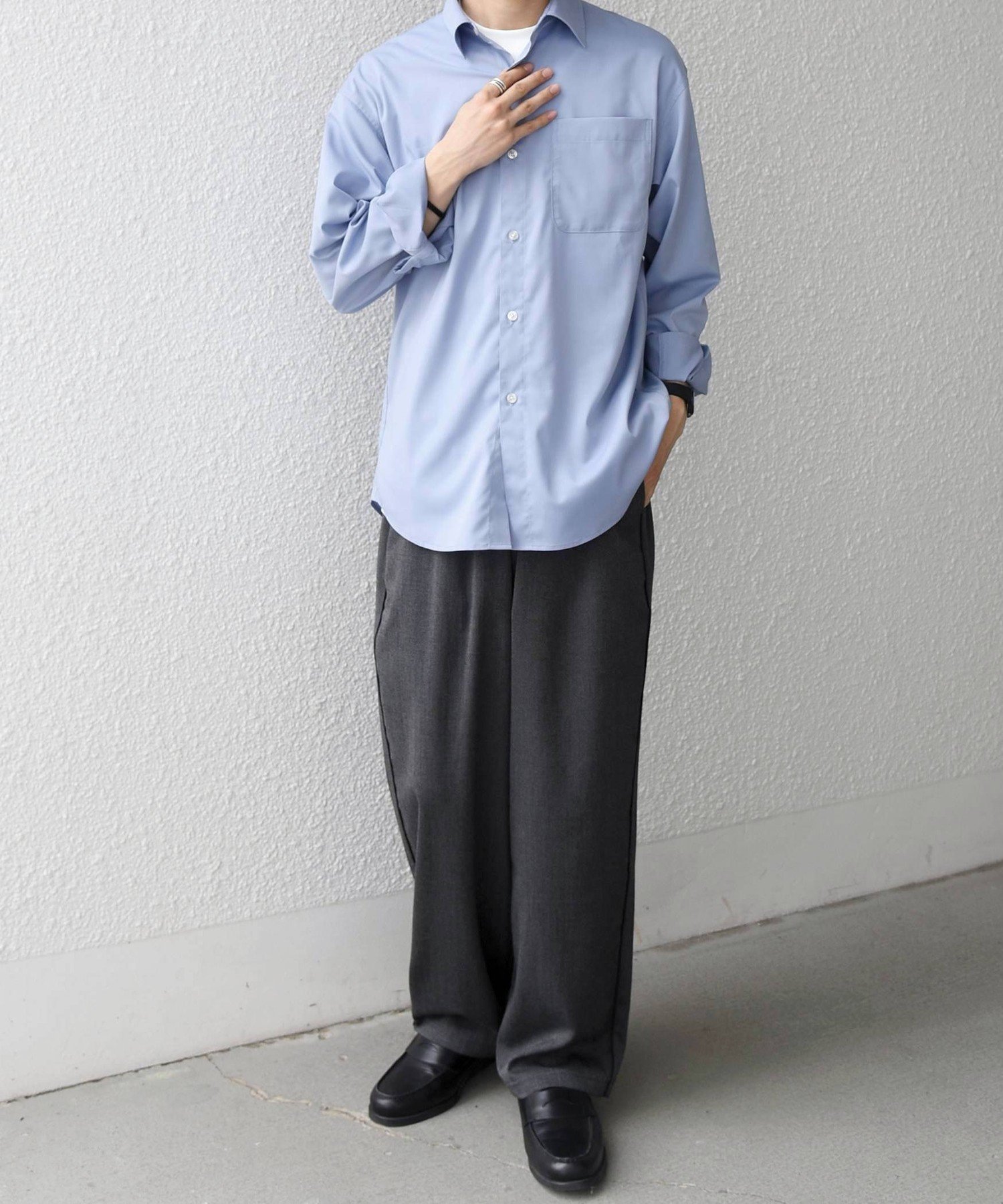 SHIPS any:＜洗濯機可能＞サイド ライン フリーサイズ リラックス イージー パンツ◇ シップス パンツ その他のパンツ グレー カーキグリーン