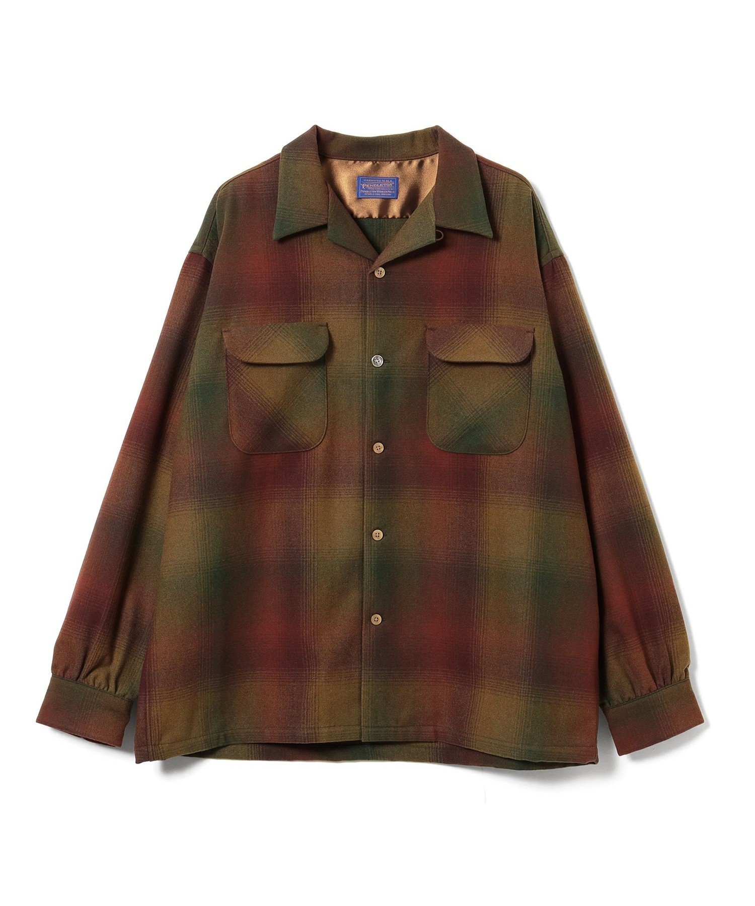 Bill Wall Leather 【別注】PENDLETON / Crafted in Japan Open Collar Shirt 26AW ビームス メン アクセサリー・腕時計 その他のアクセサリー・腕時計 グレー オレンジ【送料無料】