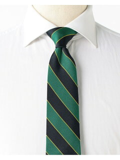 Silk Stripe Tie AF0353-91 91-44-0357-380: Olive Silk Stripe Tie AF0353-91 91-44-0357-380: Olive