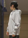 【SALE/20%OFF】GOOD ROCK SPEED GOOD ROCK SPEED/(U)ROBERTA BAYLE PHOTO PRINT SWEAT PARKA グッドディール カットソー パーカー グレー ホワイト【送料無料】
