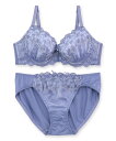 fran de lingerie きらめくフェミニンなフラワー刺繍レース自分らしいバストに 「ナチュラルデイリーブラ001」 フランデランジェリー インナー・ル...