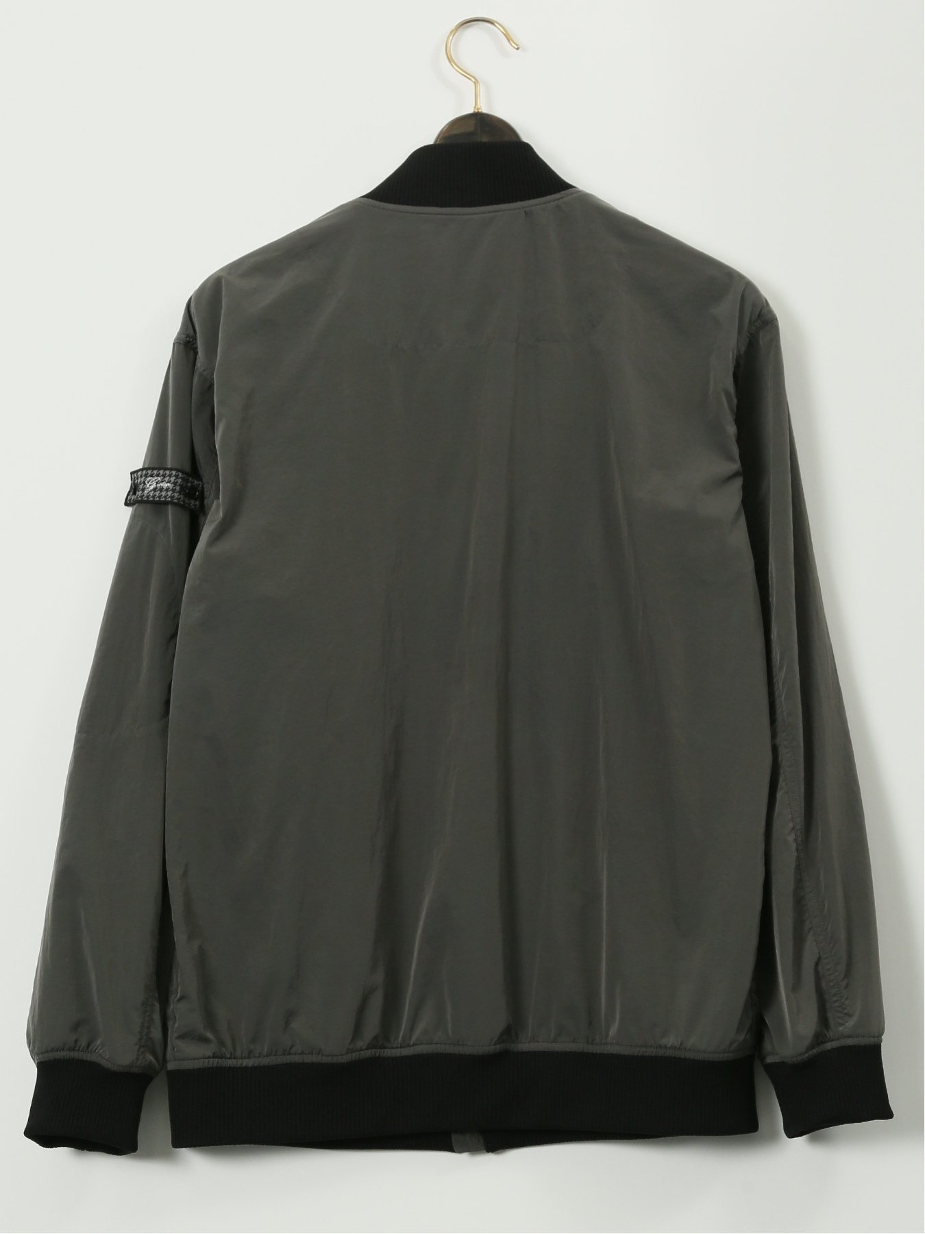 【SALE／10%OFF】GRAND-BACK 【大きいサイズ】ジーステージ/G-stage ナイロンタフタ ブルゾン タカキュー ジャケット・アウター MA-1 ブルー カーキグリーン【送料無料】