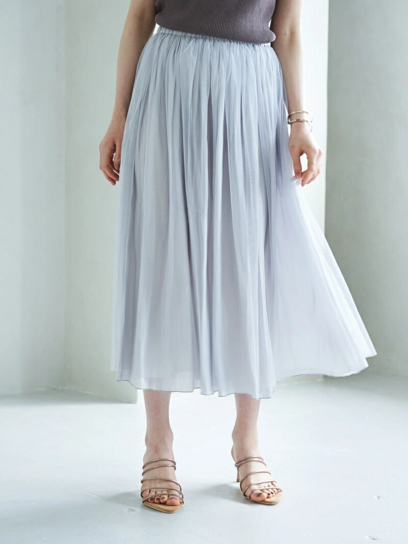 【SALE／80%OFF】earth music&ecology リバーシブルチュールスカート アースミュージック&エコロジー スカート その他のスカート グレー パープル ブラックのサムネイル