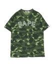 A BATHING APE COLOR CAMO BAPE TEE M ア ベイシング エイプ トップス カットソー Tシャツ グリーン ネイビー パープル レッド【送料無料】