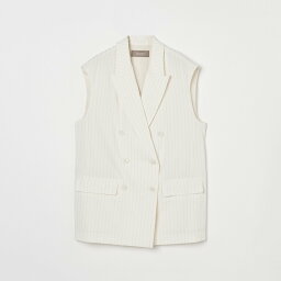 HELIOPOLE DOUBLE BREASTED GILLET エリオポール ジャケット・アウター その他のジャケット・アウター ホワイト【送料無料】