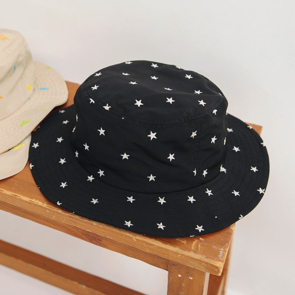 branshes 刺繍ハット ブランシェス 帽子 ハット ピンク ブラック ベージュ ホワイト