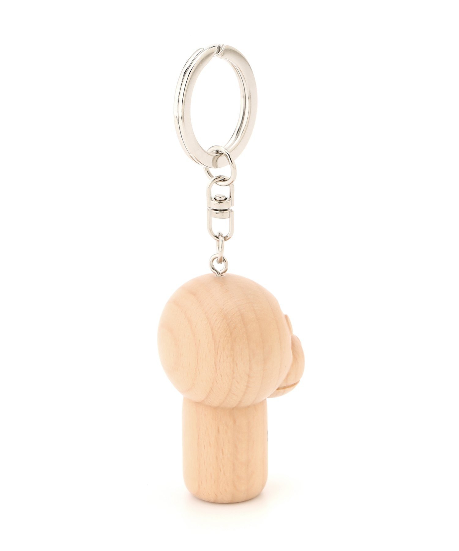 A BATHING APE BABY MILO KOKESHI DOLL KEY CHAIN ア ベイシング エイプ ファッション雑貨 チャーム・キーチェーン ブラウン ベージュ