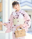 SOUBIEN 浴衣2点セット レディース (浴衣+帯) ソウビエン 着物・浴衣・和装小物 浴衣 ホワイト【送料無料】