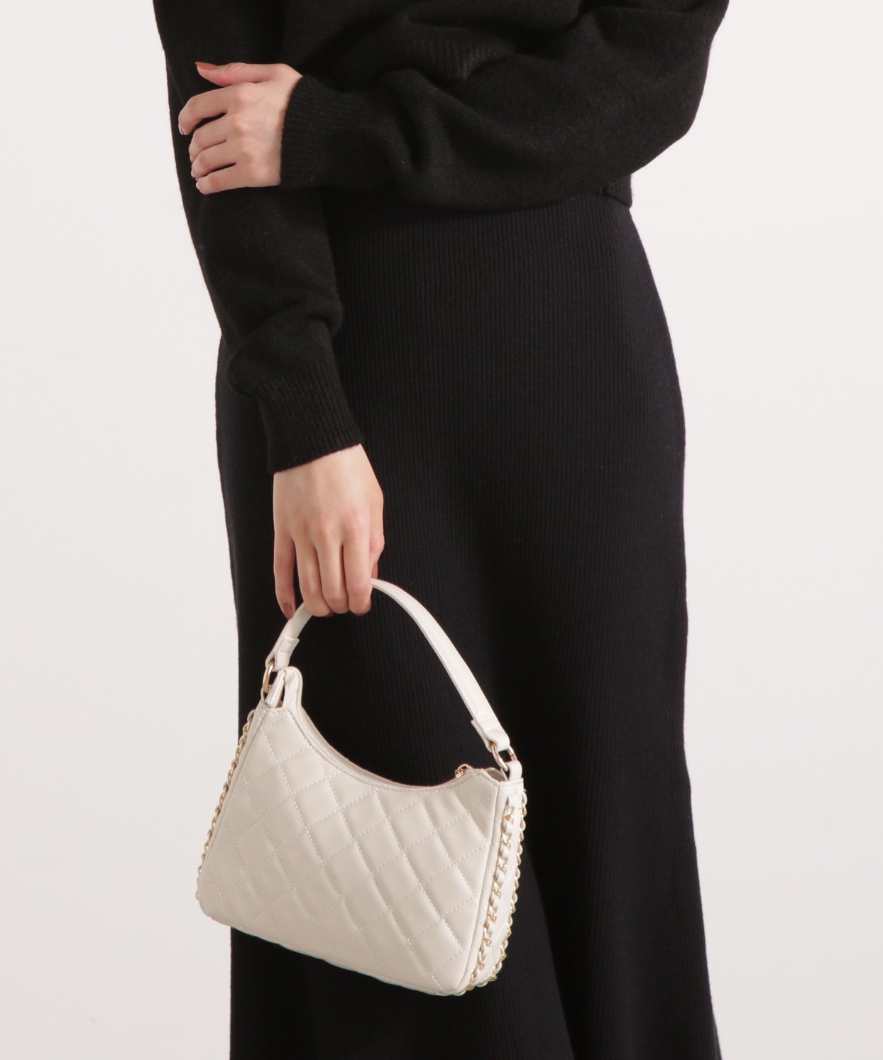 PROPORTION BODY DRESSING キルティングチェーンショルダーバッグ プロポーションボディドレッシング ..