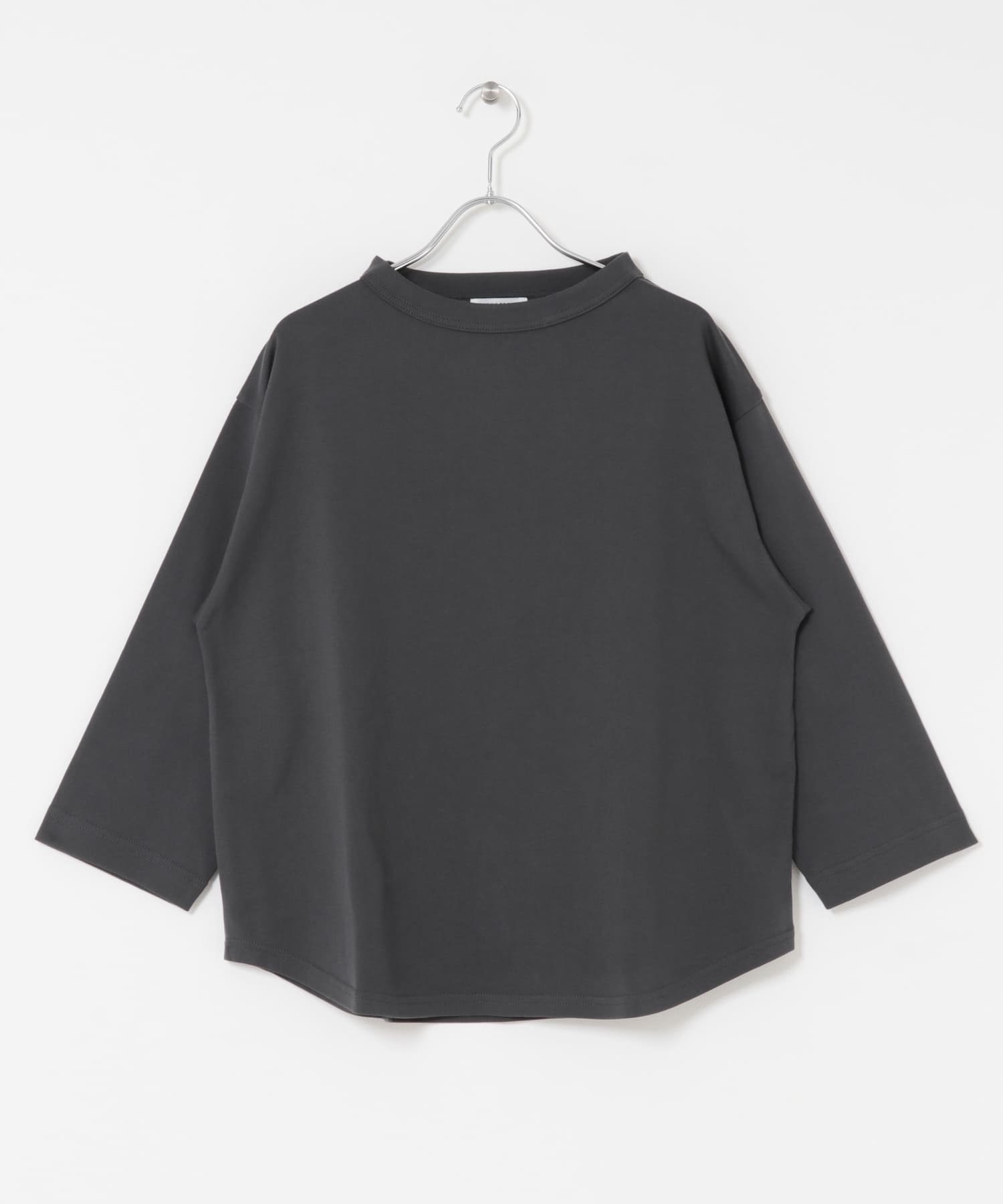 【SALE／20%OFF】URBAN RESEARCH DOORS FORK&SPOON ボトルネック8分袖Tシャツ アーバンリサーチドアーズ トップス カットソー・Tシャツ グレー ホワイトのサムネイル