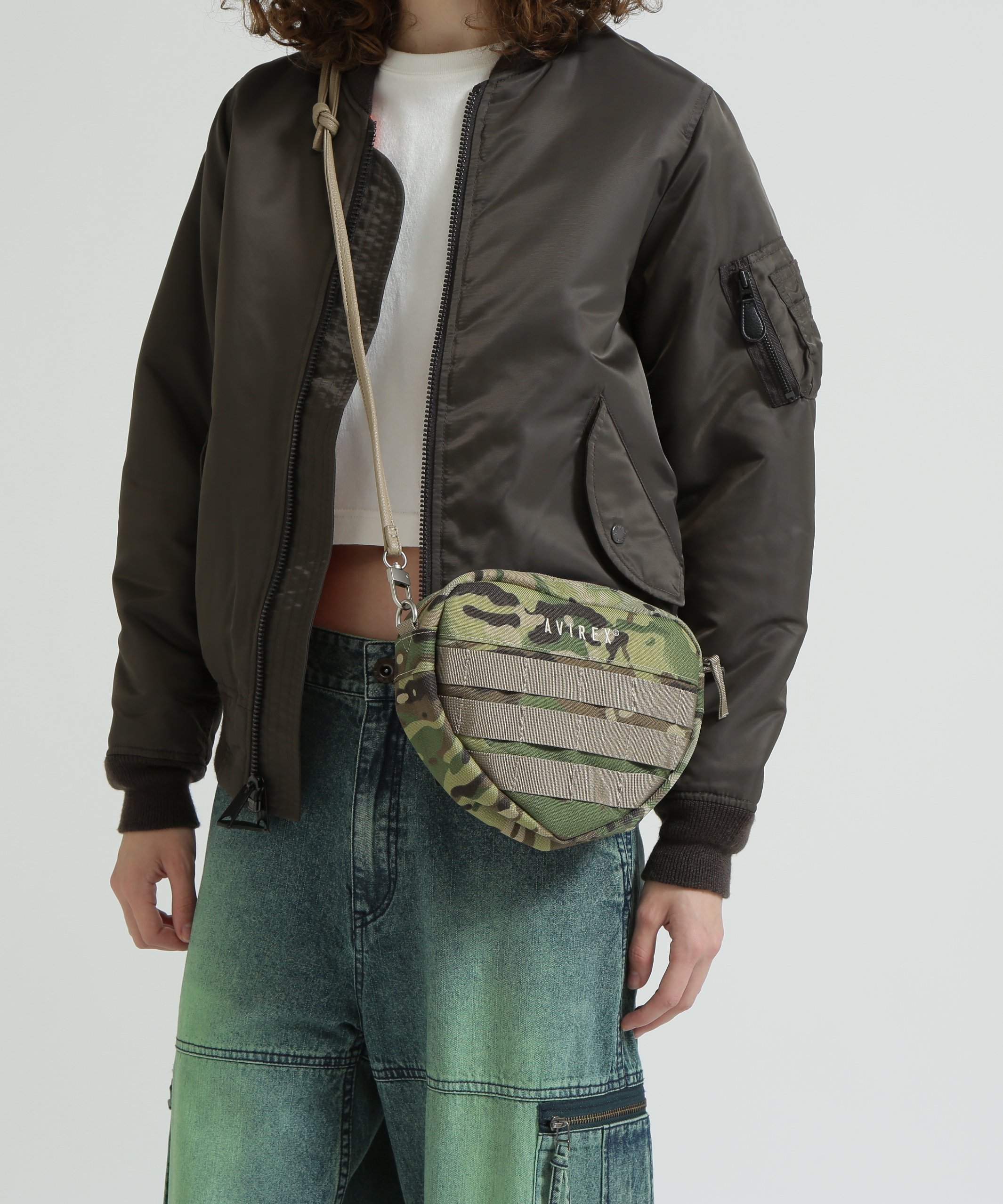 AVIREX 《WEB限定》HEART SHOULDER BAG/ハートショルダーバッグ アヴィレックス バッグ その他のバッグ..