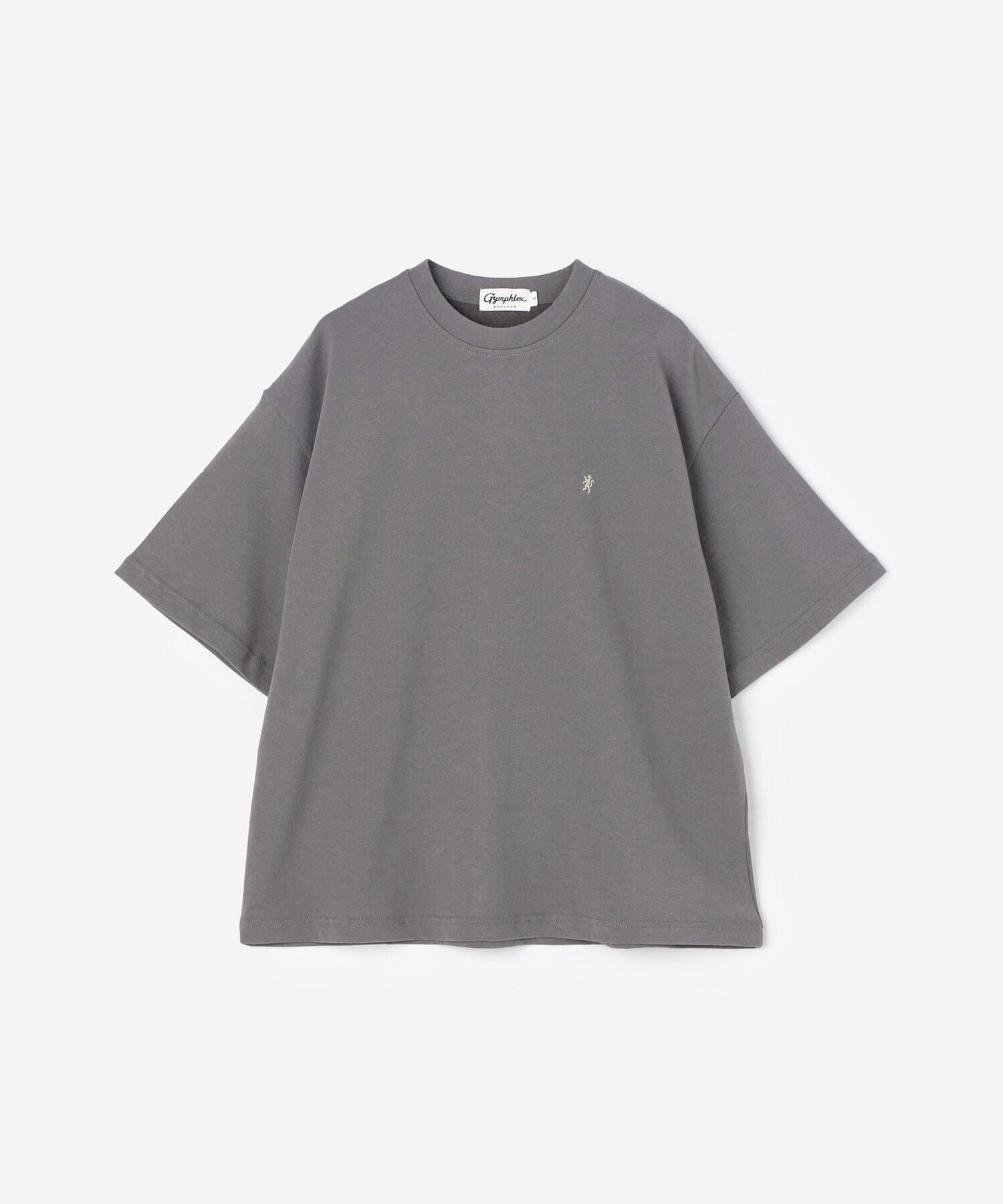 Bshop Gymphlex ｜ シルケットコットン クルーネックTシャツ MEN ビショップ トップス カットソー・Tシャツ ブルー グレー