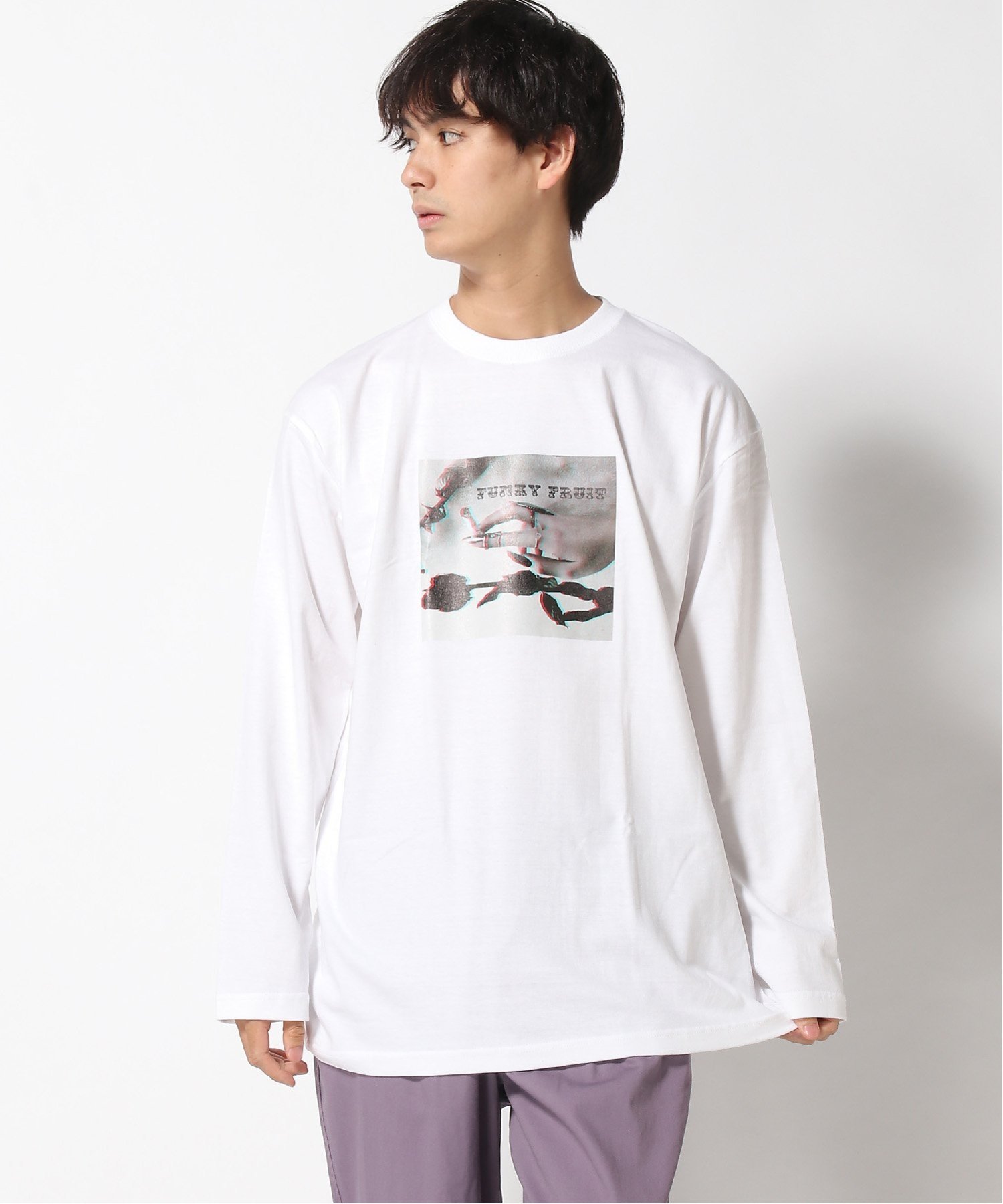 FUNKY FRUIT FUNKYFRUIT/(U)転写pt5.6ozLST ファンキーフルーツ トップス カットソー Tシャツ ホワイト【送料無料】