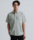 エディー・バウアー Eddie Bauer プロクリーク 半袖キャンプシャツ/SS PRO CREEK CAMP SHIRT エディーバウアー トップス シャツ・ブラウス グレー【送料無料】