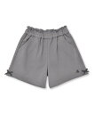 BeBe ウール調ストレッチキュロットパンツ(90~150cm) ベベ オンライン ストア パンツ キュロット ネイビー グレー【送料無料】