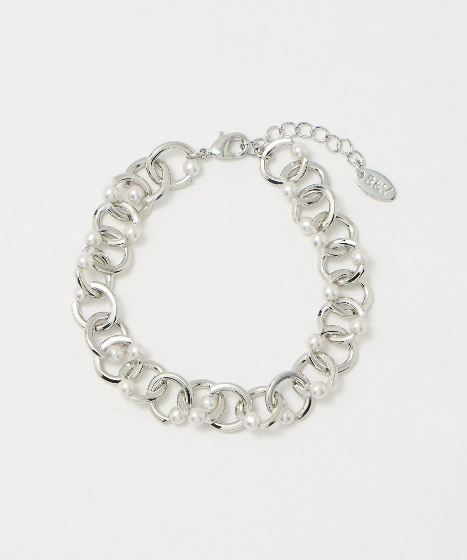 【SALE／50%OFF】BEAUTY&YOUTH UNITED ARROWS メタル チェーン*パールモチーフ ブレスレット ビューティー＆ユース　ユナイテッドアローズ アクセサリー・腕時計 ブレスレット・バングル シルバー