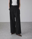 ADAM ET ROPE' FEMME NIKKE GABARDINE SLACKS アダムエロペ パンツ スラックス・ドレスパンツ ブラック ブラウン【送料無...