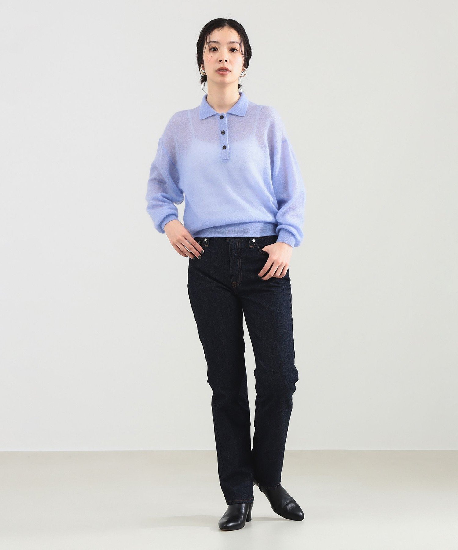 【SALE／40%OFF】Demi-Luxe BEAMS upper hights / THE AMALIE BLUERINSE デニムパンツ デミルクス ビームス パンツ ジーンズ・デニムパンツ【送料無料】